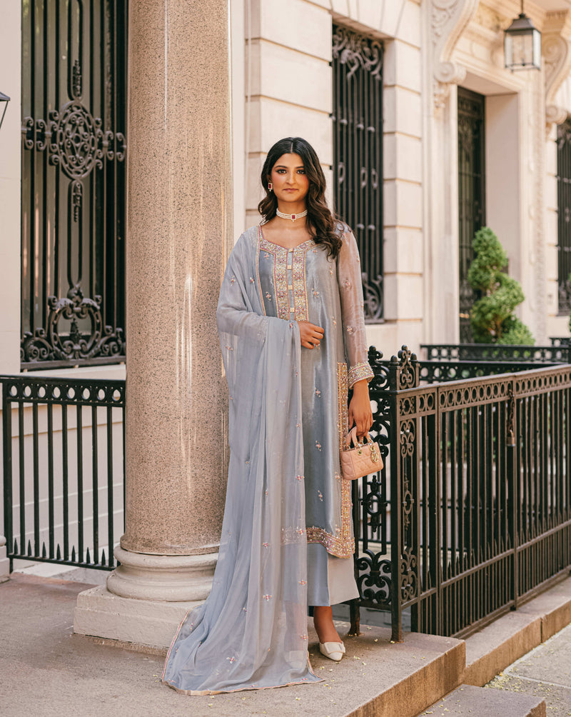Genevieve 3 Piece Stitched Suit
