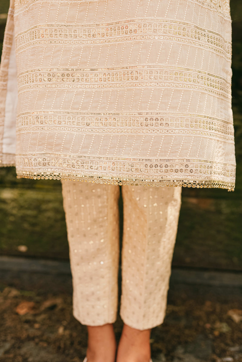 Ella 3 Piece Stitched Suit (Pants Version) Ready to Ship