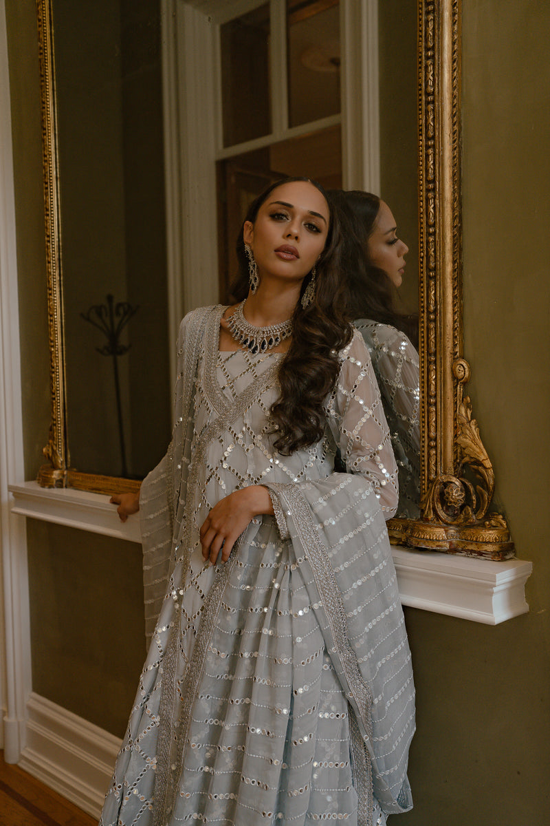 Irina 3 Piece Stitched Suit