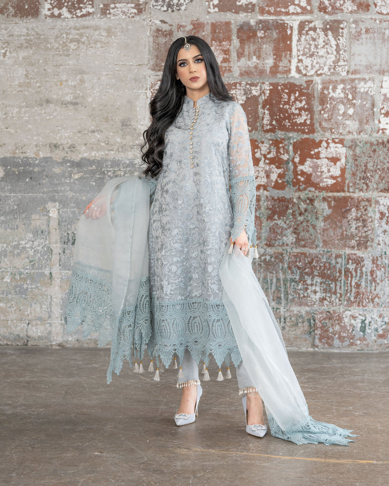 Sameen 3 Piece Stitched Suit