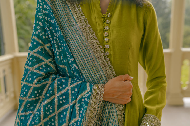 Zeenia 3 Piece Stitched Suit