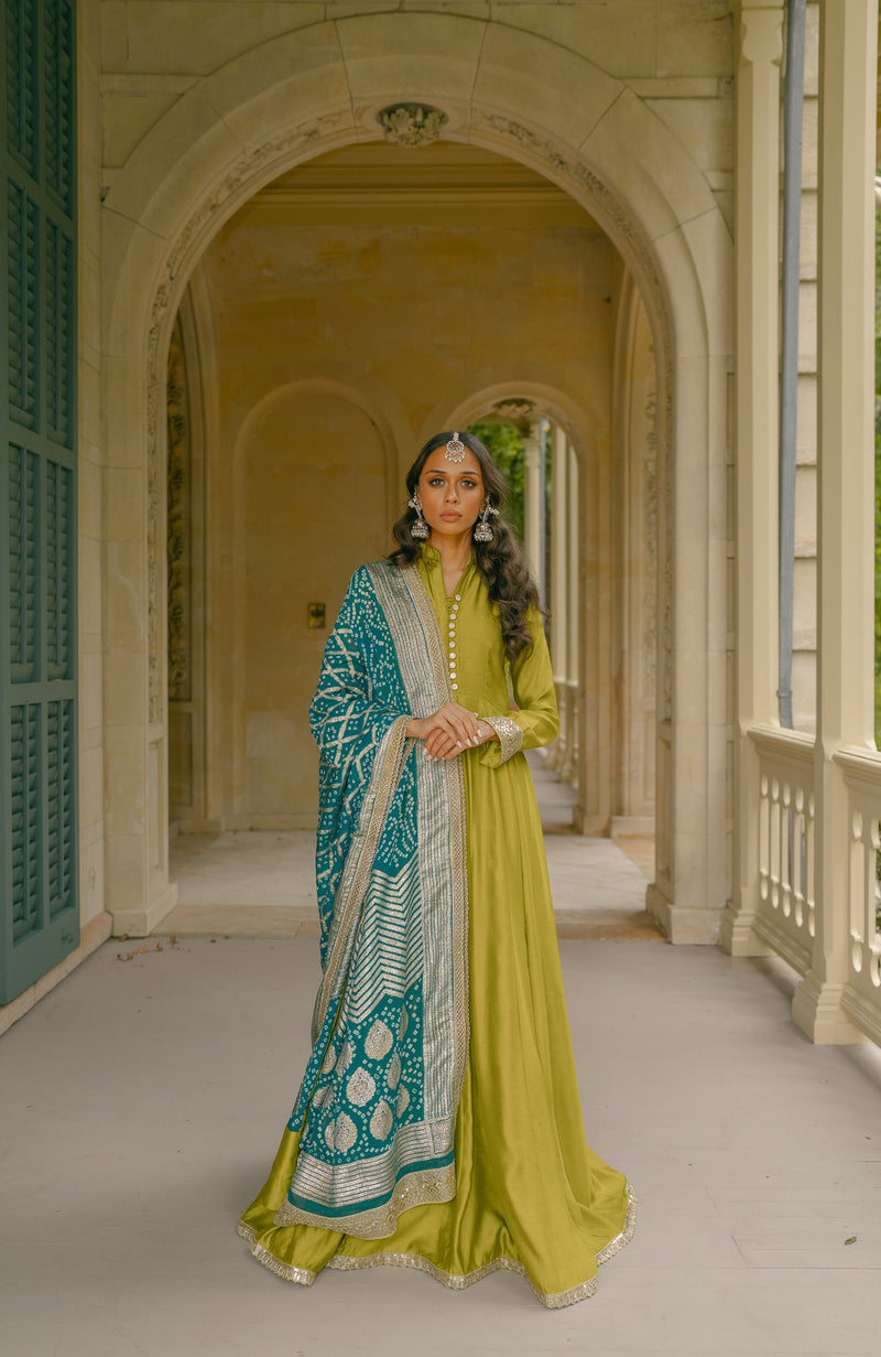 Zeenia 3 Piece Stitched Suit Ready to Ship