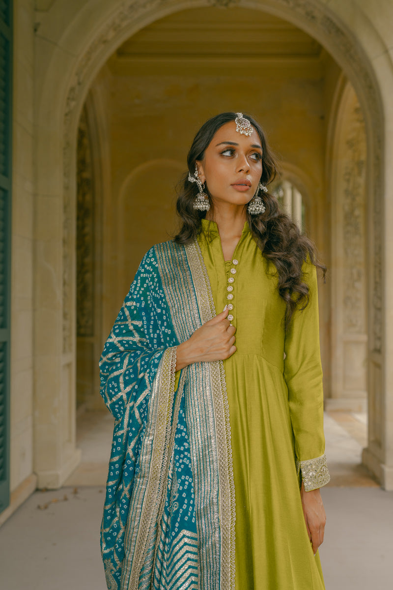 Zeenia 3 Piece Stitched Suit