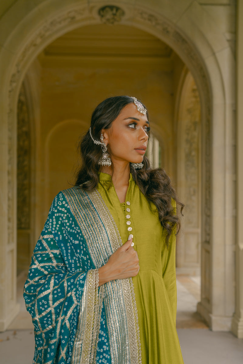 Zeenia 3 Piece Stitched Suit
