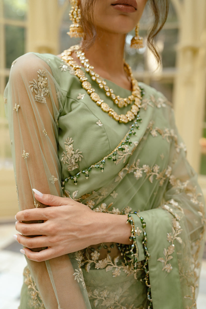 Sage 3 Piece Stitched Suit
