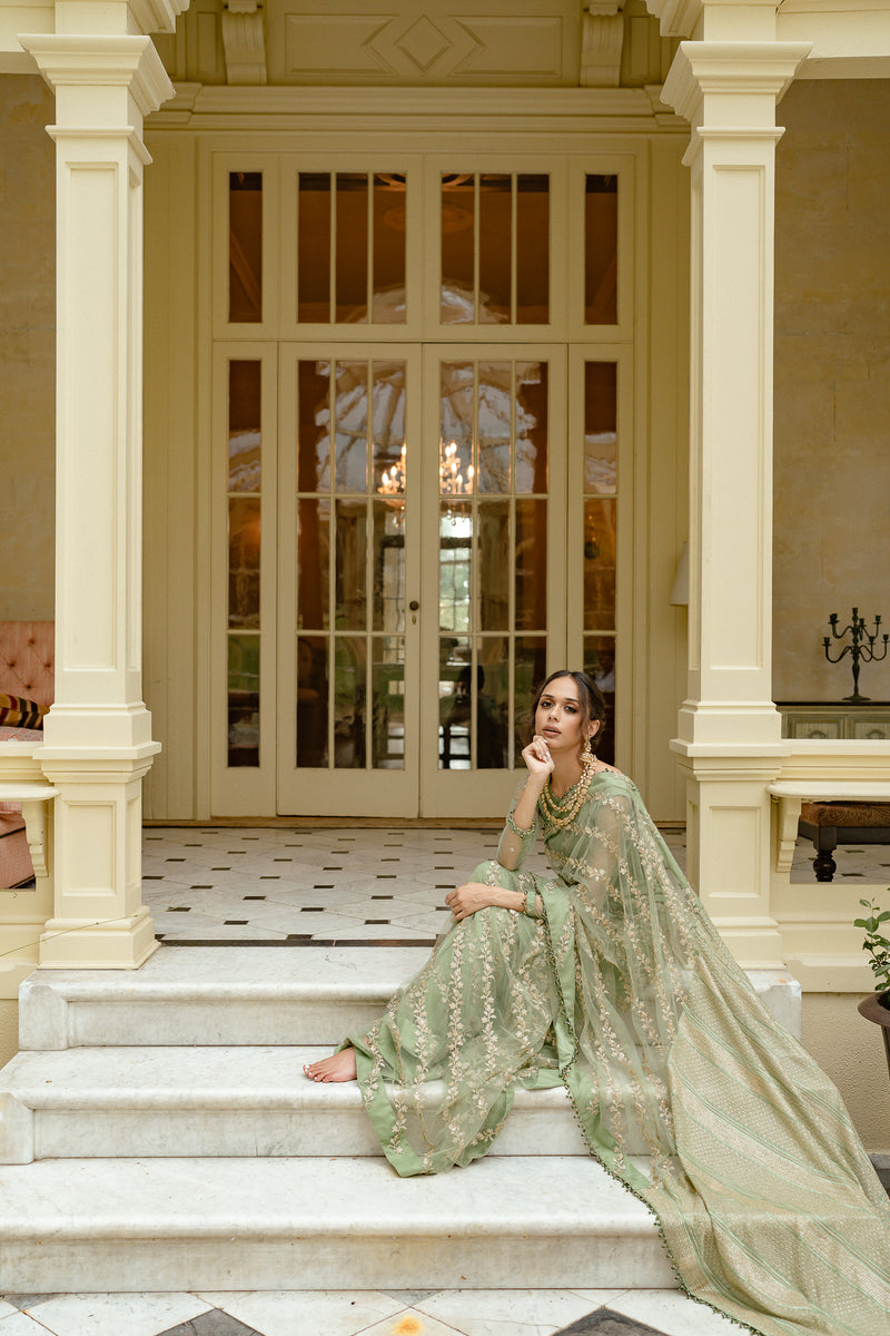 Sage 3 Piece Stitched Suit