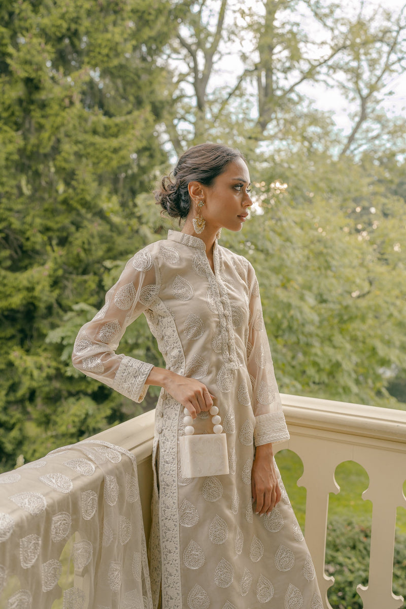 Sania Piece Stitched Suit Ready to Ship