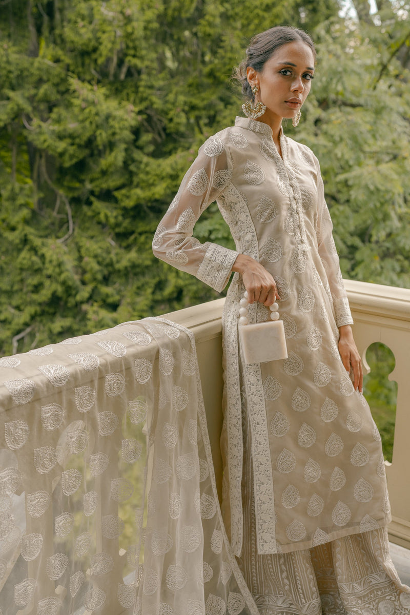 Sania Piece Stitched Suit Ready to Ship