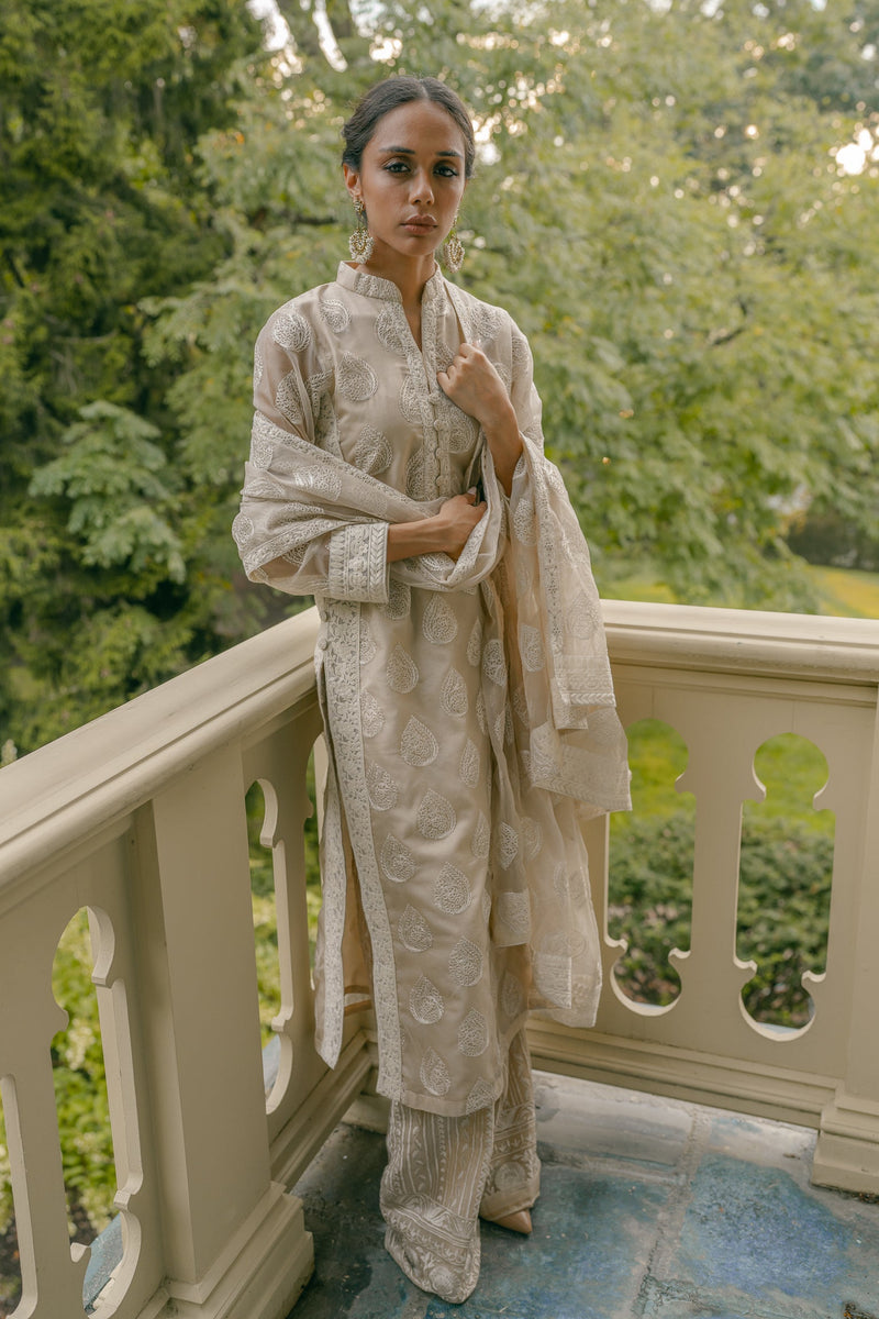 Sania Piece Stitched Suit Ready to Ship