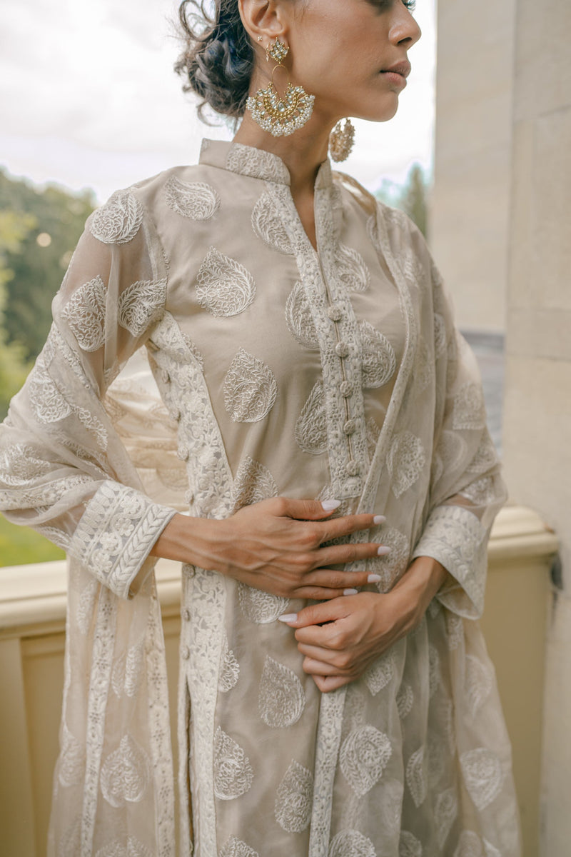 Sania Piece Stitched Suit Ready to Ship