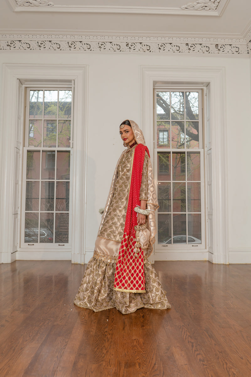 Scellina 4 Piece Stitched Suit (Bag Sold Separately)