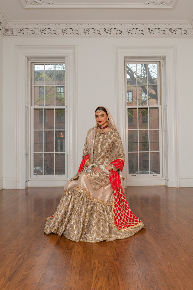 Scellina 4 Piece Stitched Suit (Bag Sold Separately)