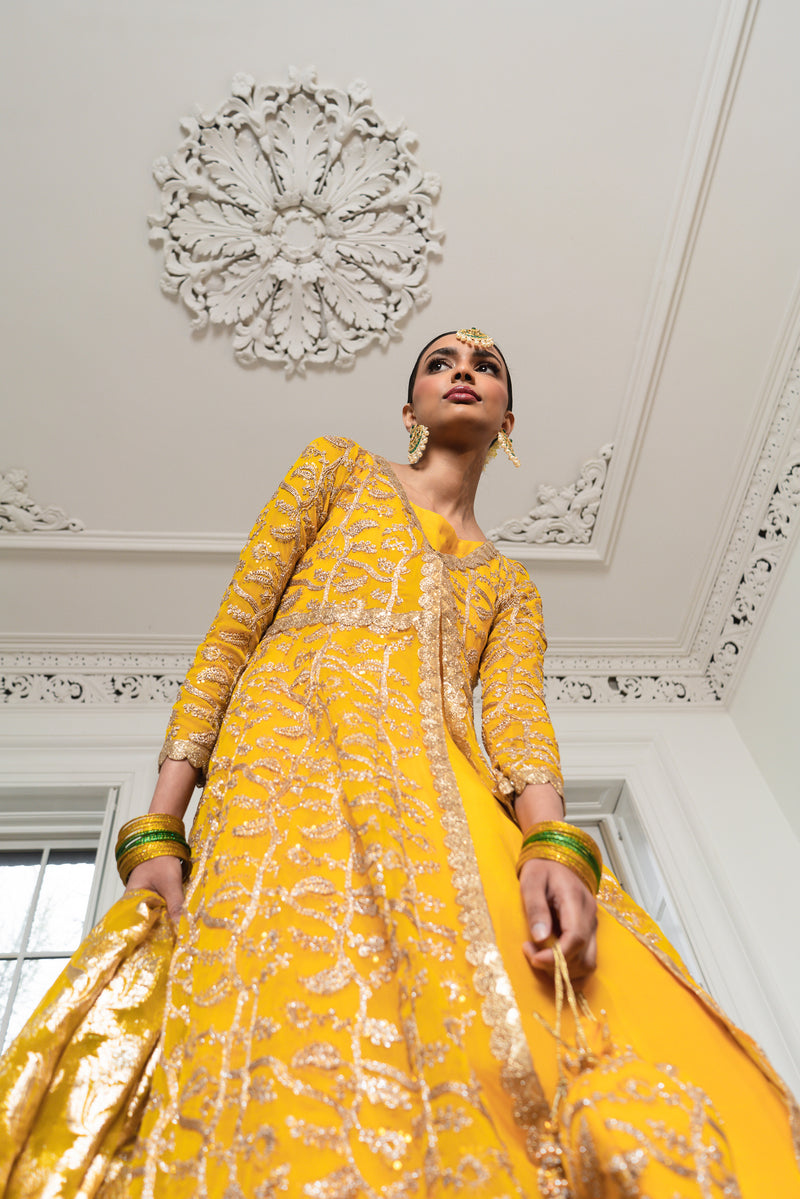 Piyaan 4 Piece Stitched Suit (Bag Sold Separately)