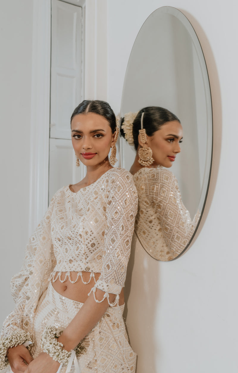 Evie 3 Piece Stitched Suit