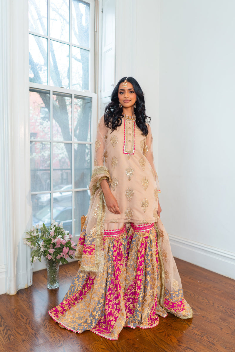 Bibi 3 Piece Stitched Suit Ready to Ship