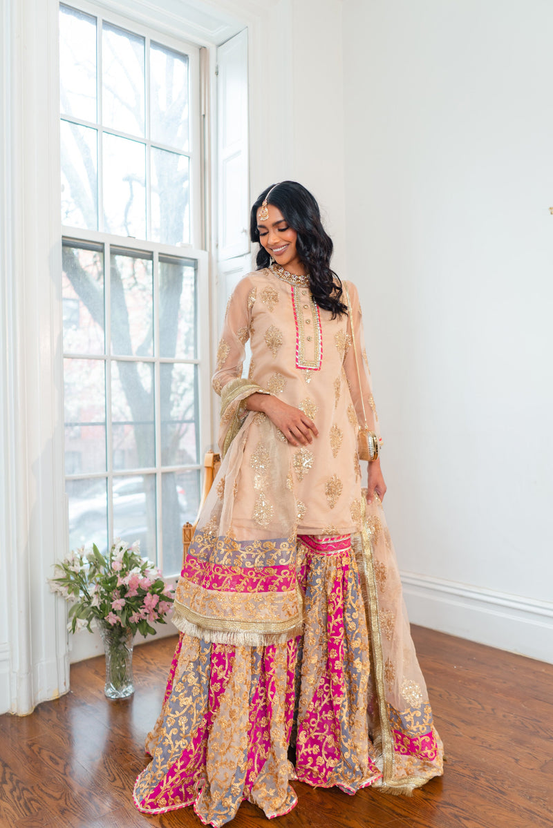Bibi 3 Piece Stitched Suit Ready to Ship