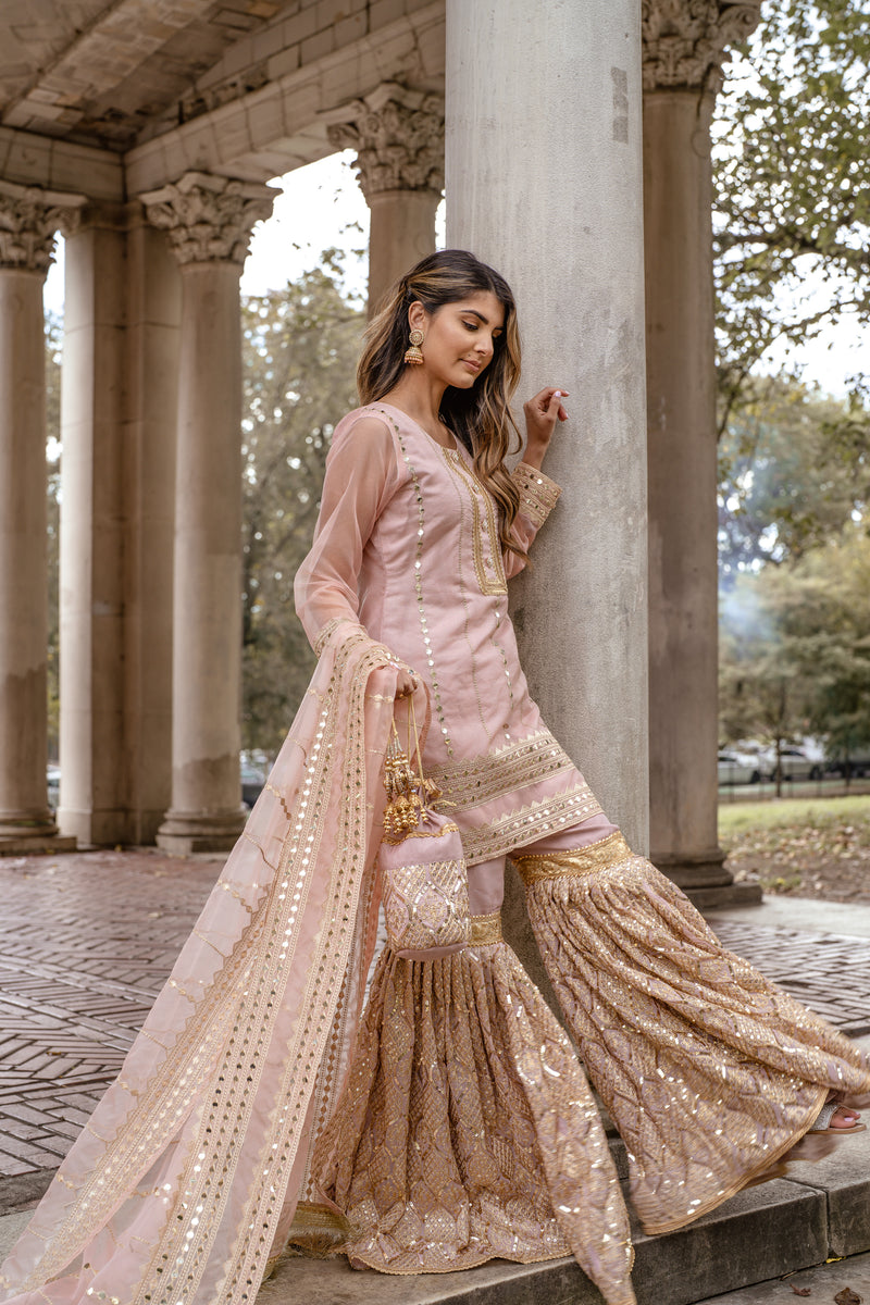 Amia 3 Piece Stitched Suit (Bag Sold Separately)