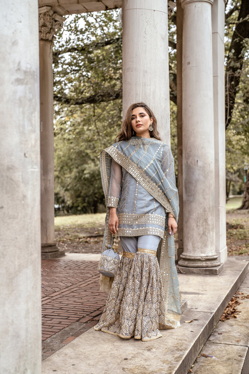 Nylah 3 Piece Stitched Suit Ready to Ship