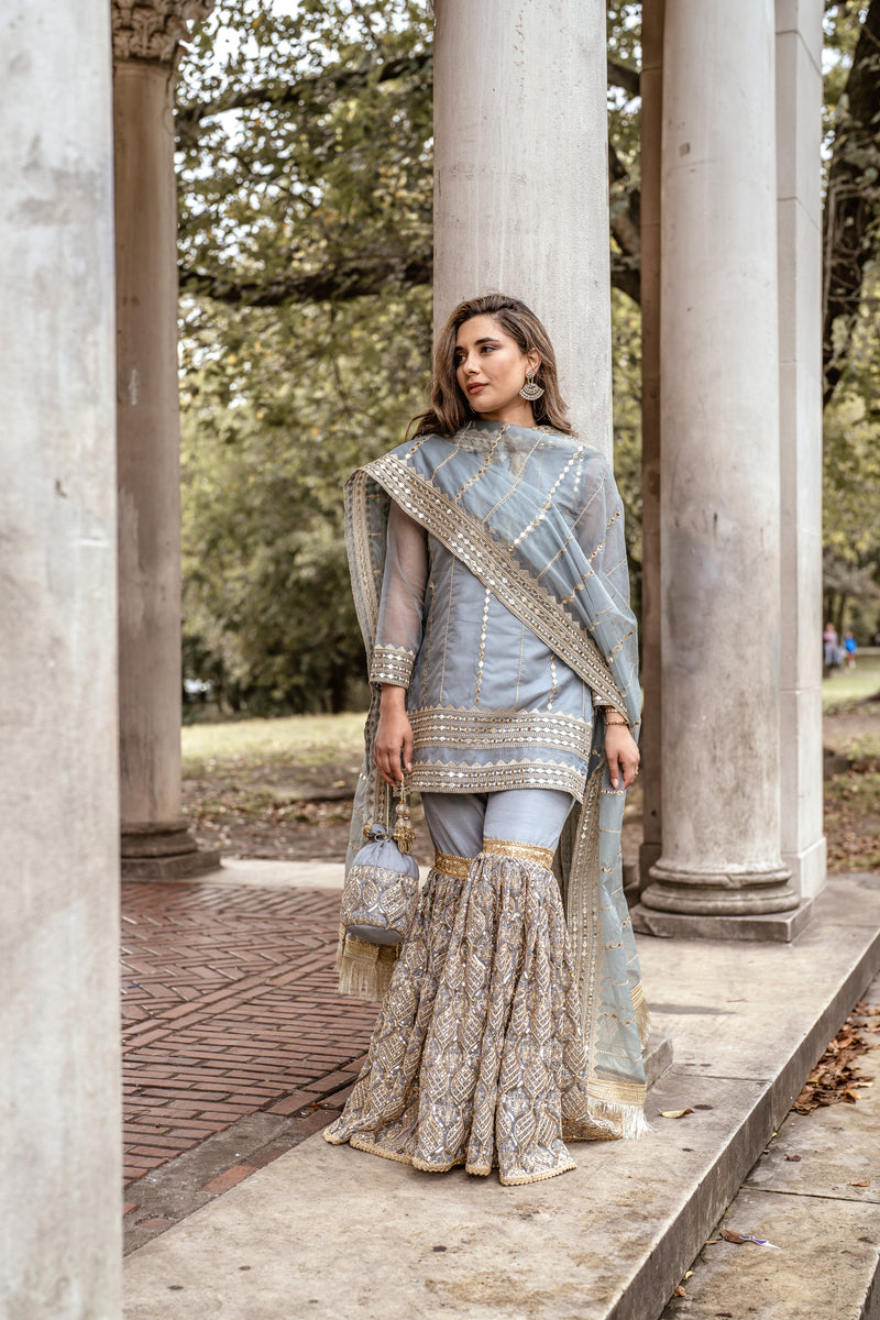 Nylah 3 Piece Stitched Suit (Bag Sold Separately)