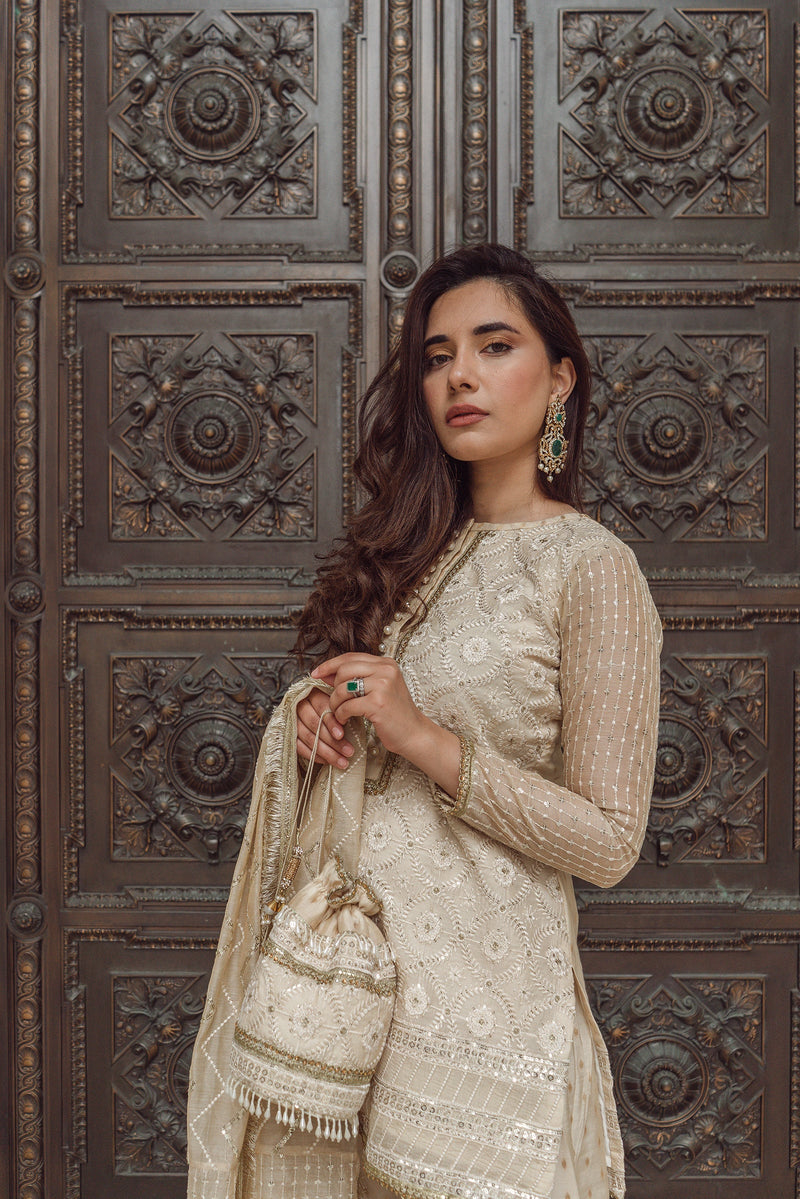 Ella 3 Piece Stitched Suit Ready to Ship
