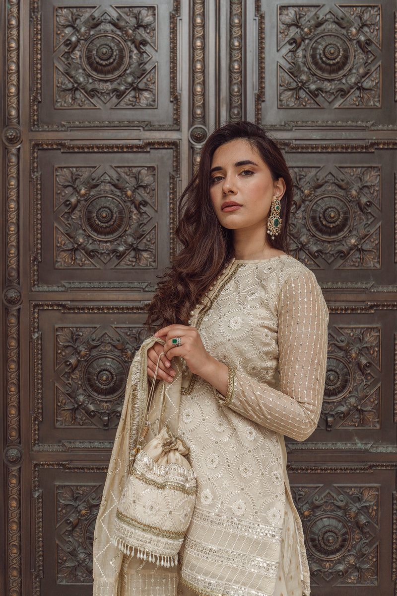 Ella 3 Piece Stitched Suit (Bag Sold Separately)