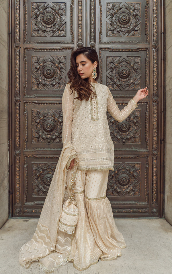 Ella 3 Piece Stitched Suit (Bag Sold Separately)