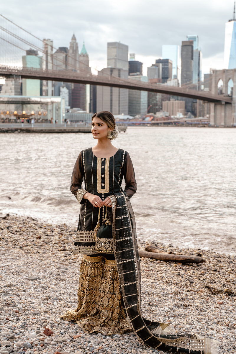 Sienna 3 Piece Stitched Suit (Bag Sold Separately)
