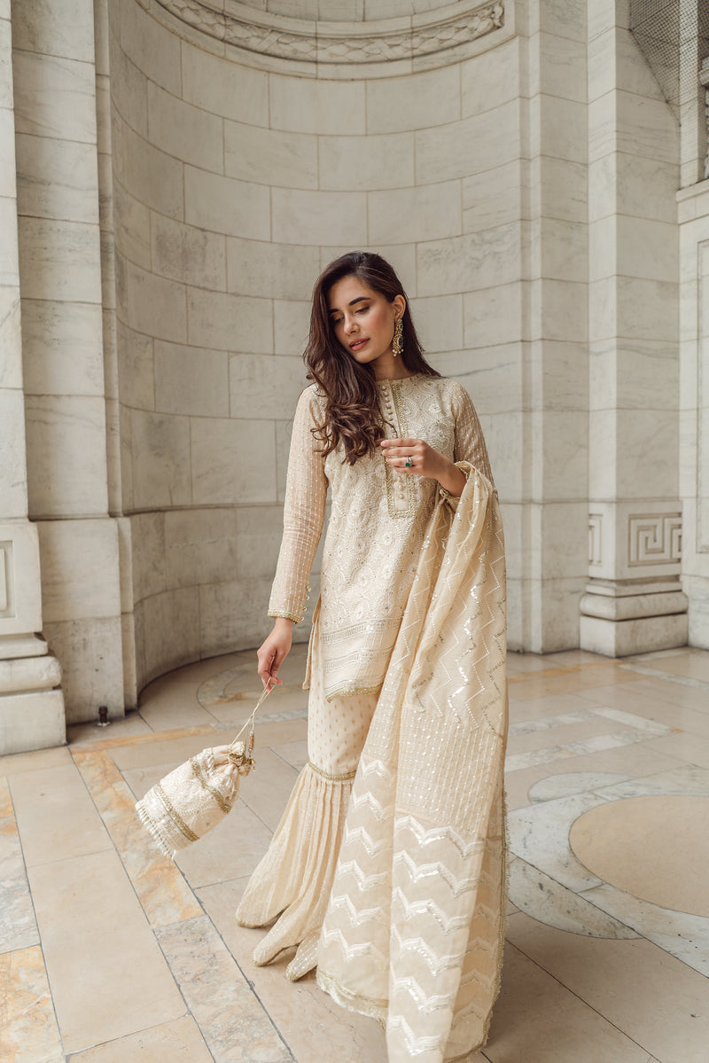 Ella 3 Piece Stitched Suit (Bag Sold Separately)