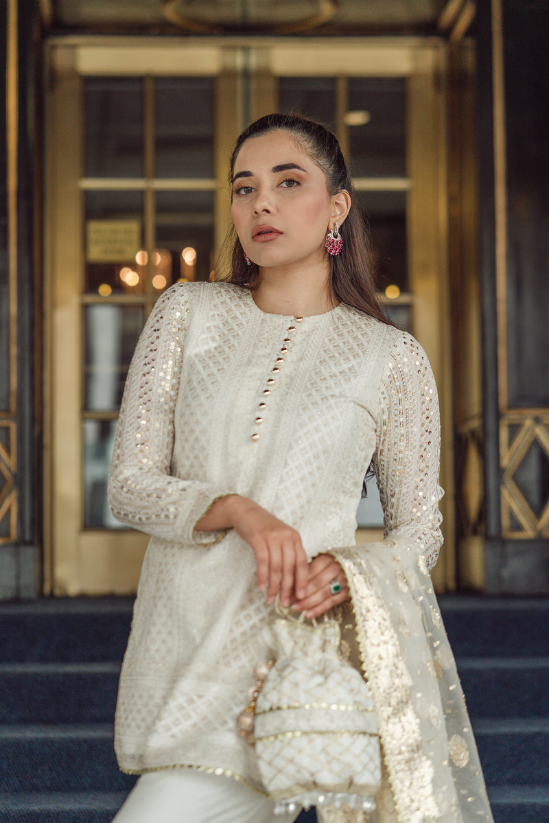 Eloise 3 Piece Stitched Suit (Bag Sold Separately)