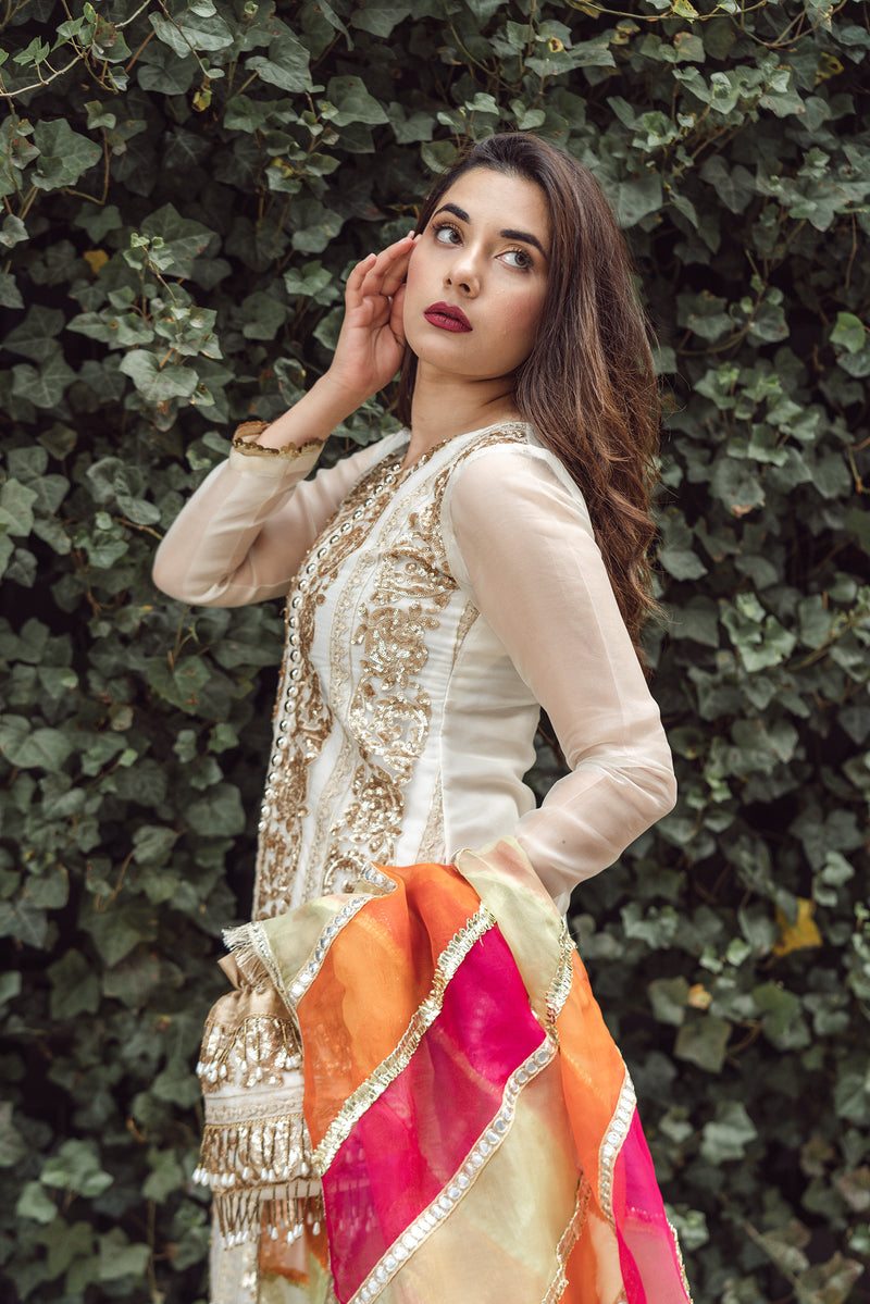 Shanzey 3 Piece Stitched Suit (Bag Sold Separately)