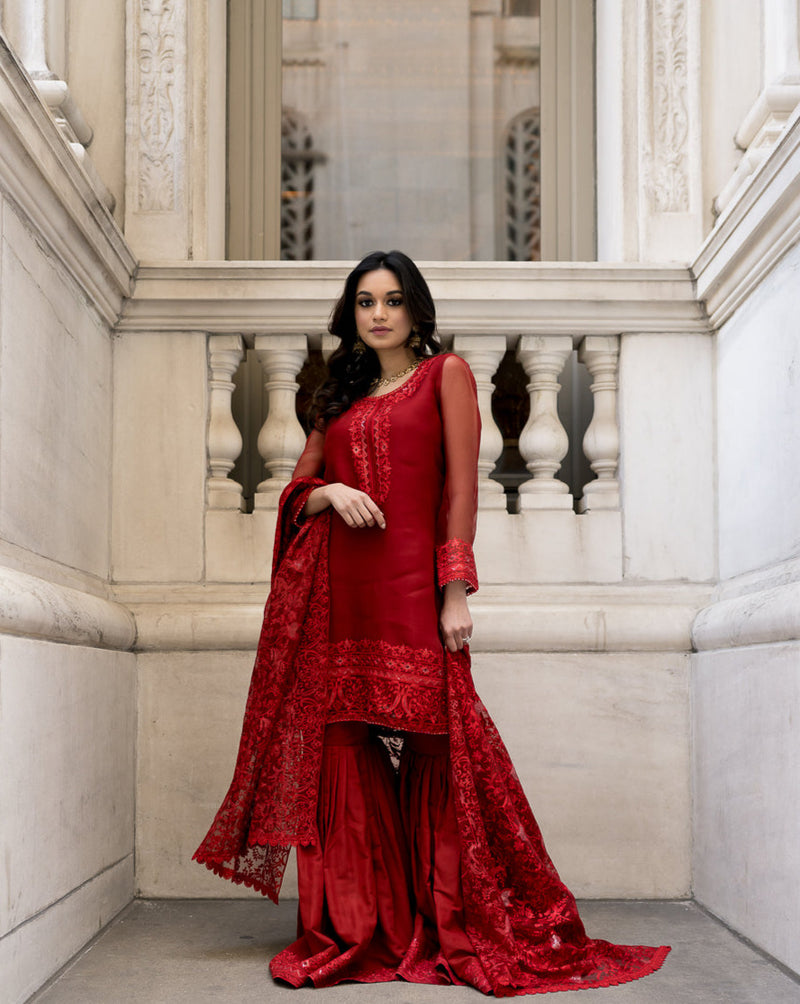 Shehrezad 3 Piece Stitched Suit