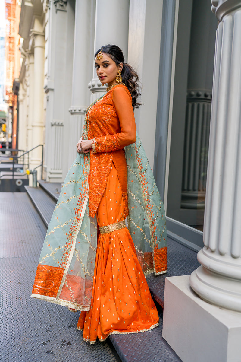 Meraal 3 Piece Stitched Suit
