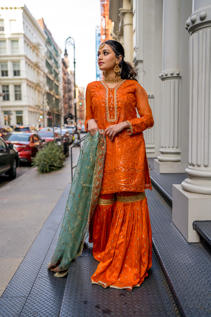 Meraal 3 Piece Stitched Suit