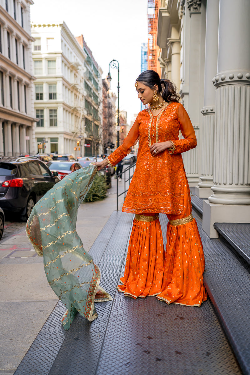 Meraal 3 Piece Stitched Suit