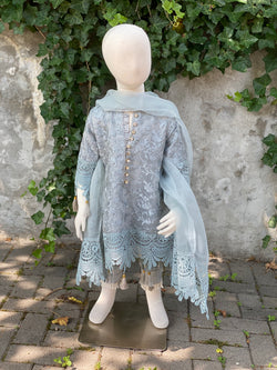 Sameen Kids 3 Piece Stitched Suit Ready to Ship