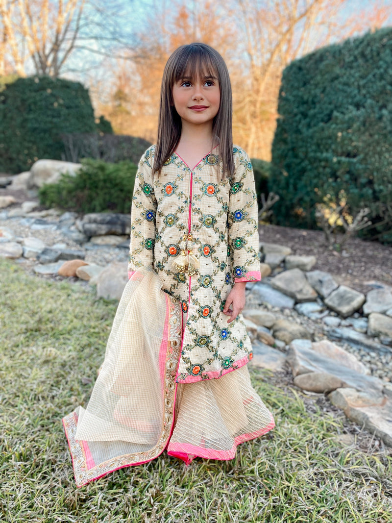 Ambreen Kids 3 Piece Stitched Suit