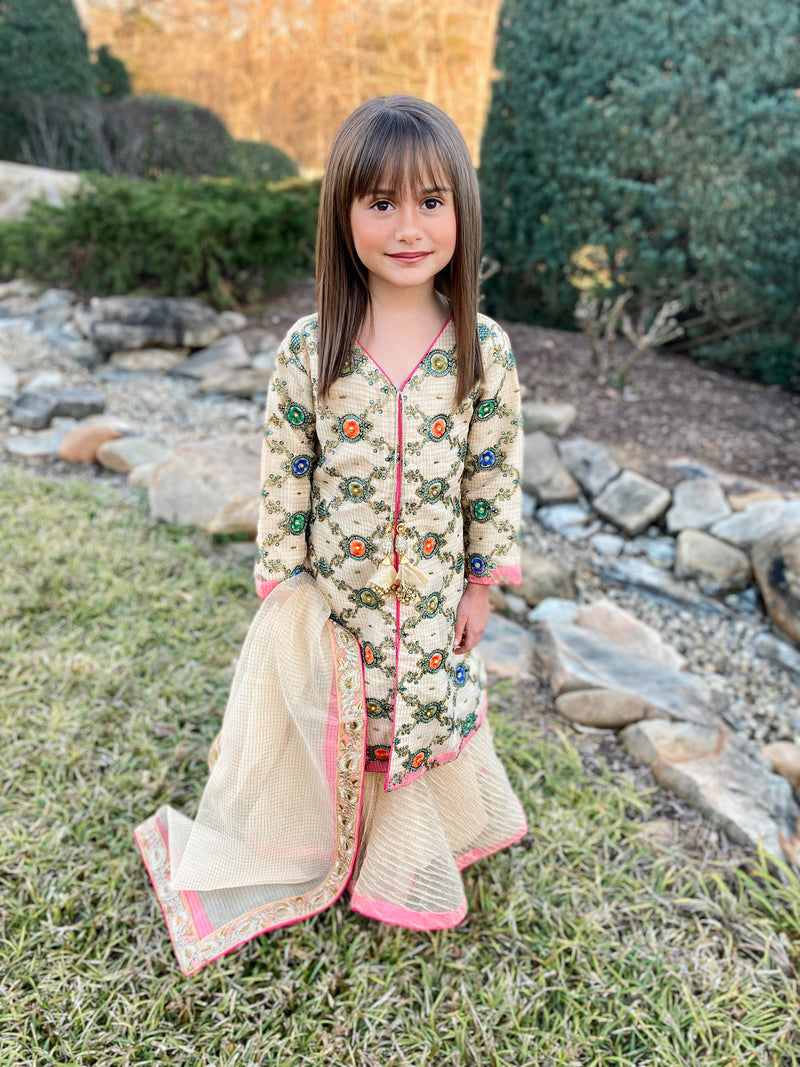 Ambreen Kids 3 Piece Stitched Suit