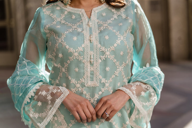 Haya 3 Piece Stitched Suit Ready to Ship