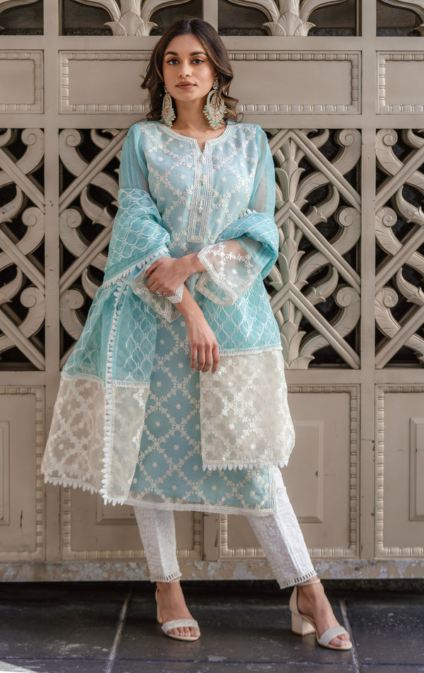 Haya 3 Piece Stitched Suit