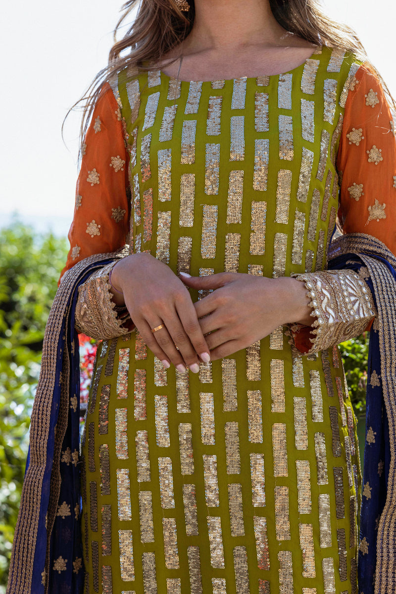Sasha 3 Piece Stitched Suit